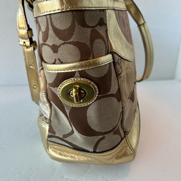 Coach NWOT Mosaic Patchwork Medium Tote - Picture 7 of 11